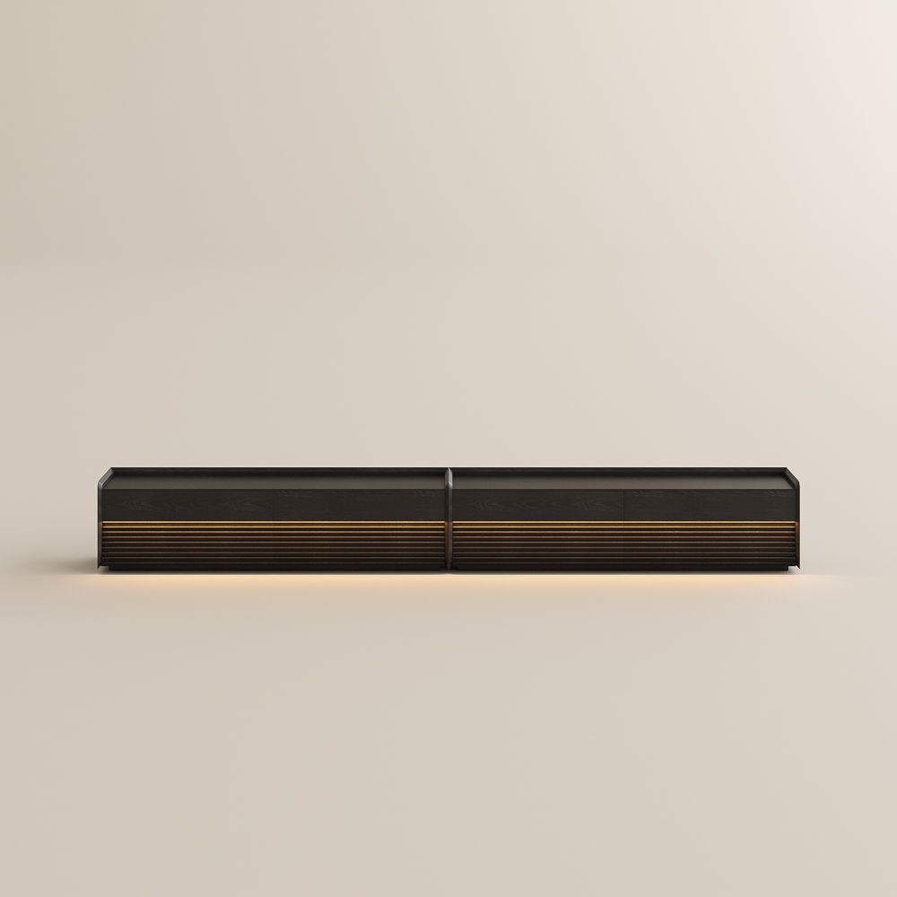 Walnut Color Plywood TV Stands