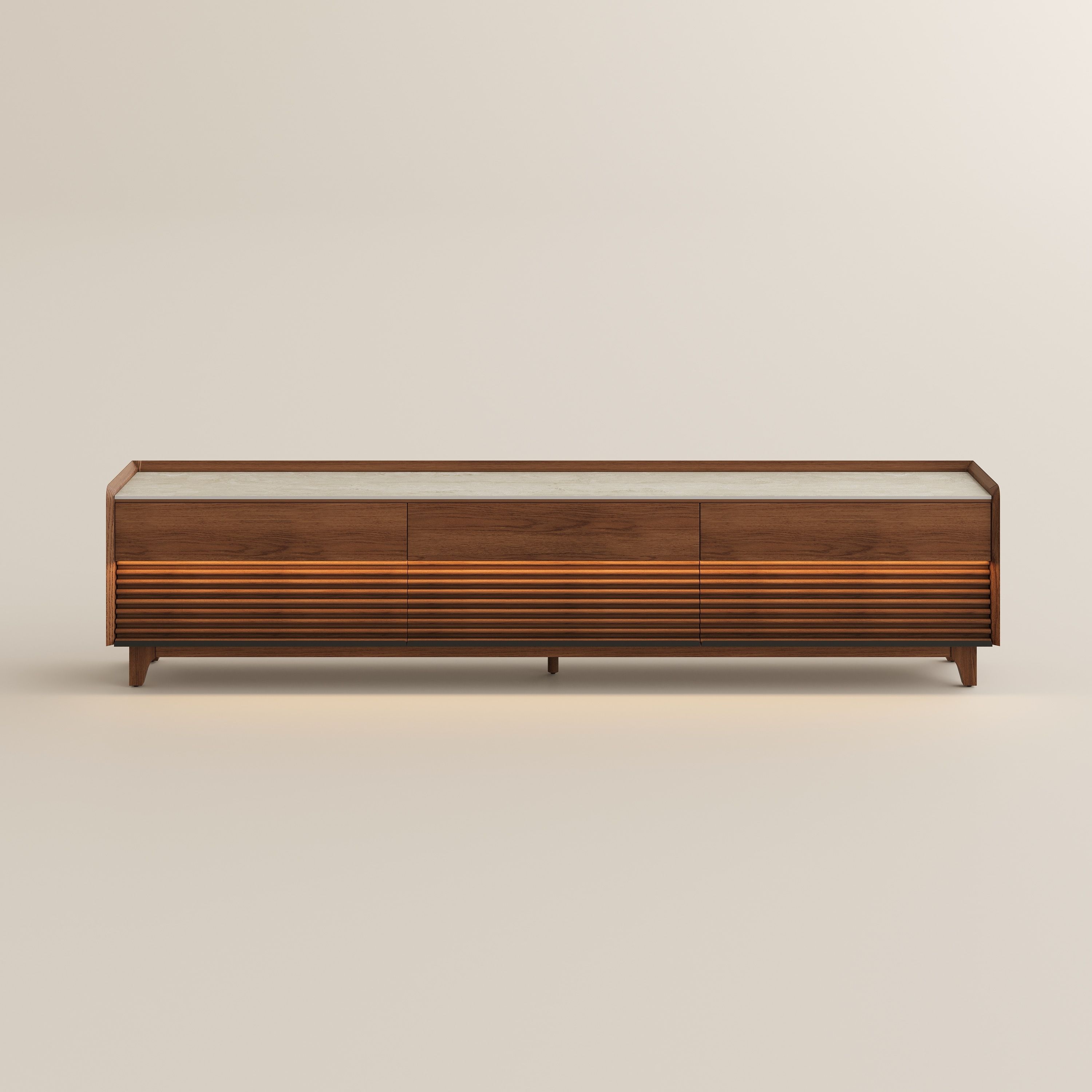 Walnut Plywood TV Stands