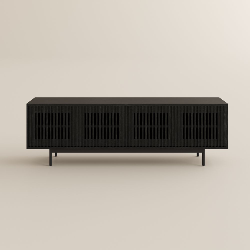 Aeolus Black MDF TV Stands