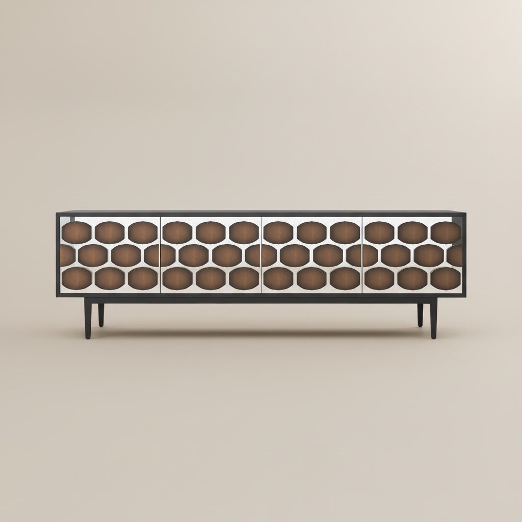 Solid Wood Smoky MDF TV Stands