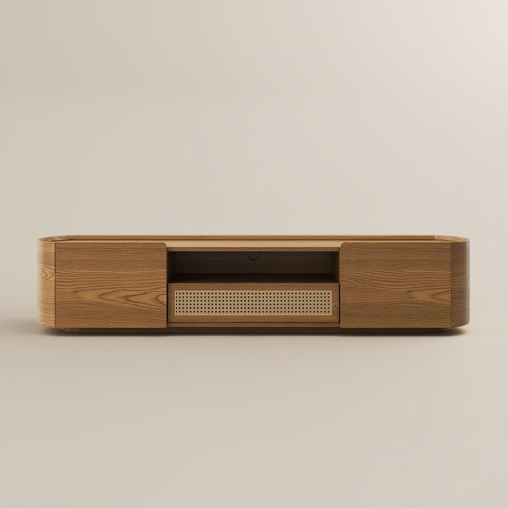 Modern Walnut Color Plywood TV Stands