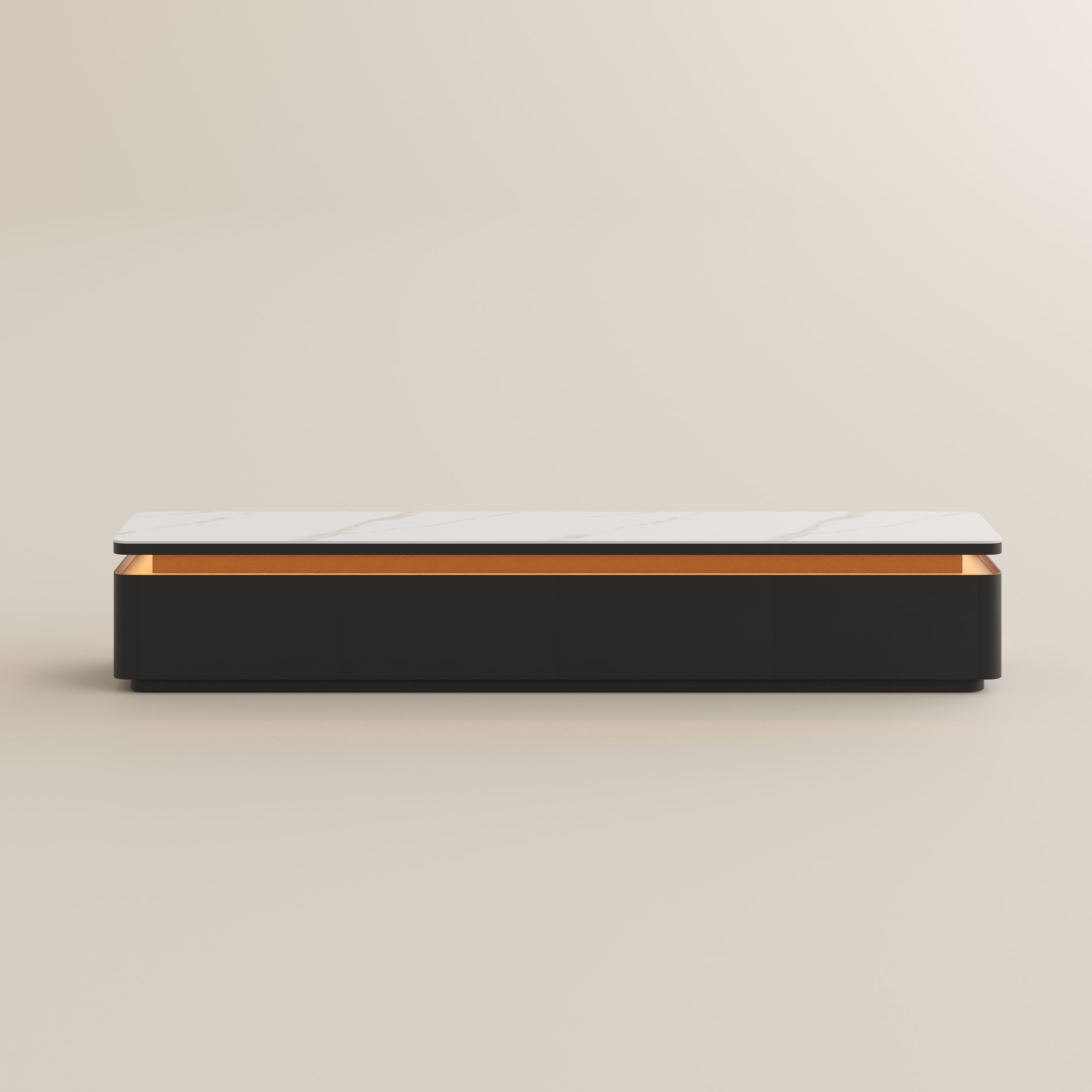 with Light White & Black MDF TV Stands