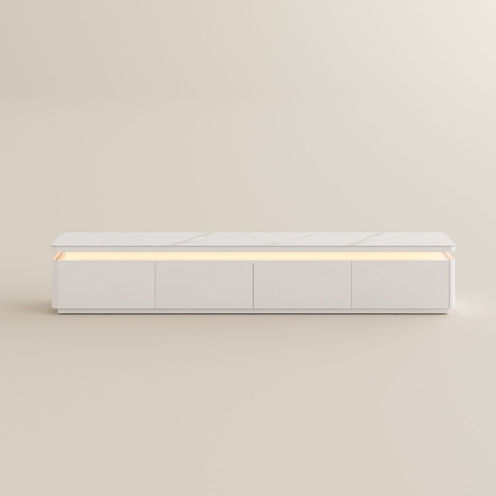 with Light White MDF TV Stands