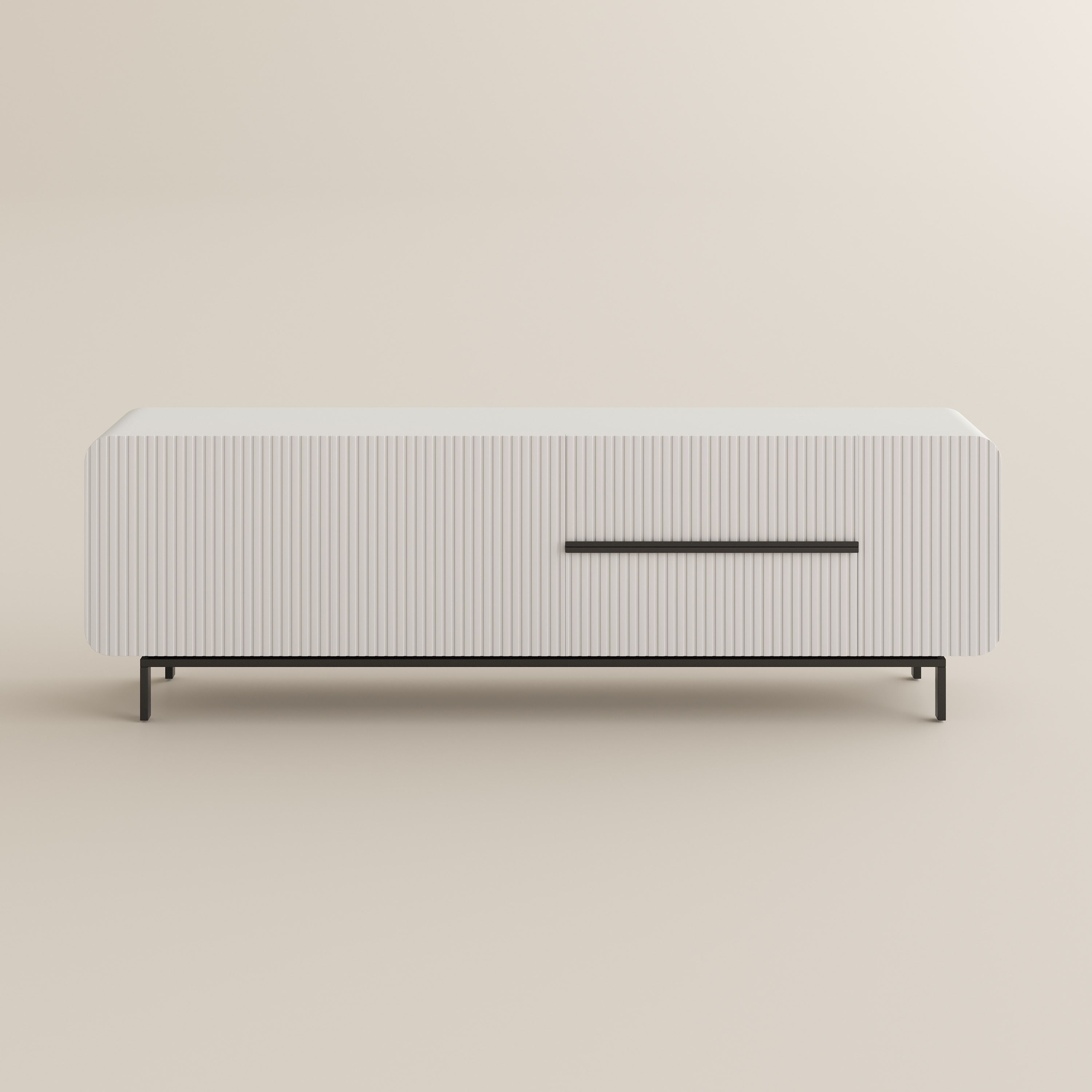 with Drawers Beige Plywood TV Stands