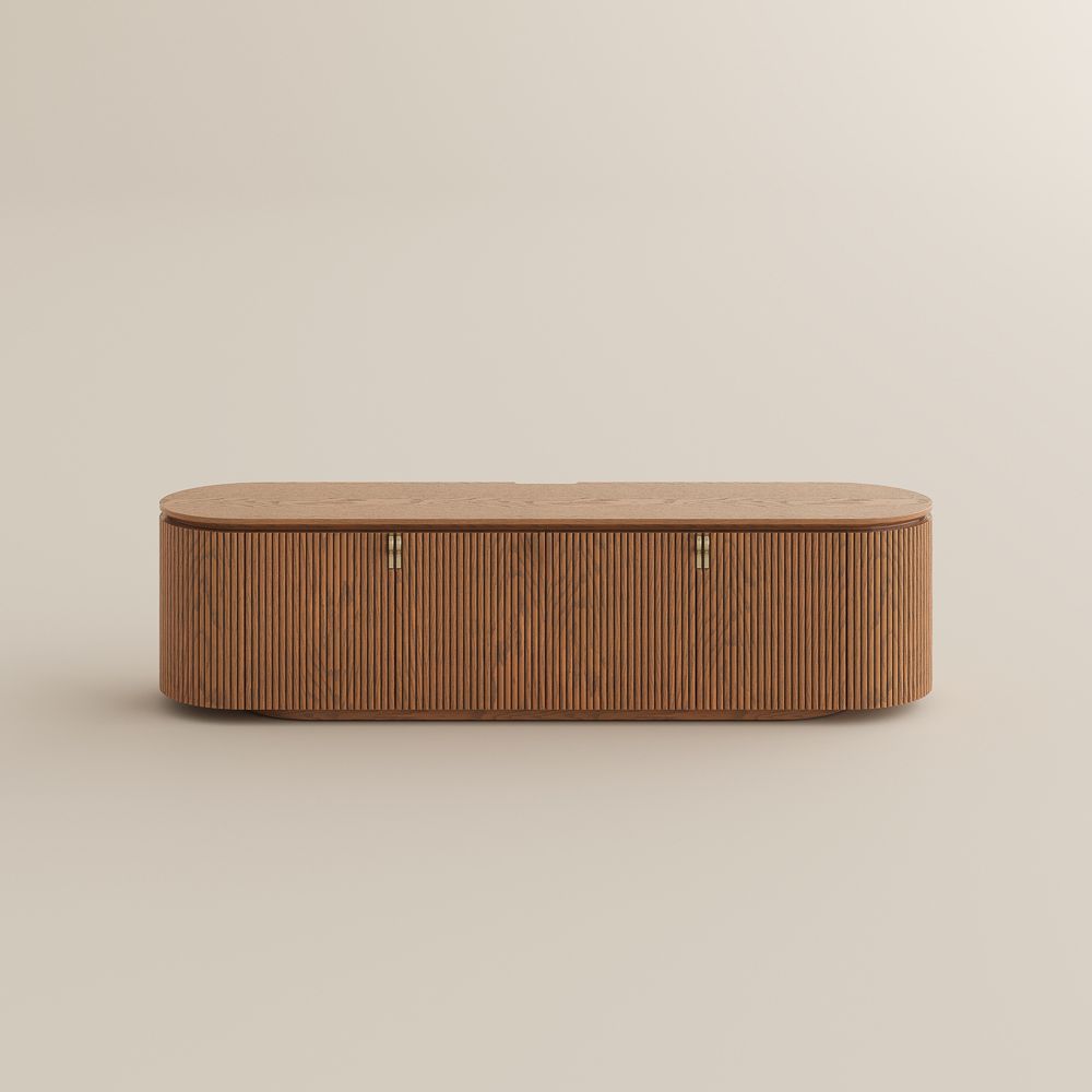 Plywood Walnut Color Plywood TV Stands