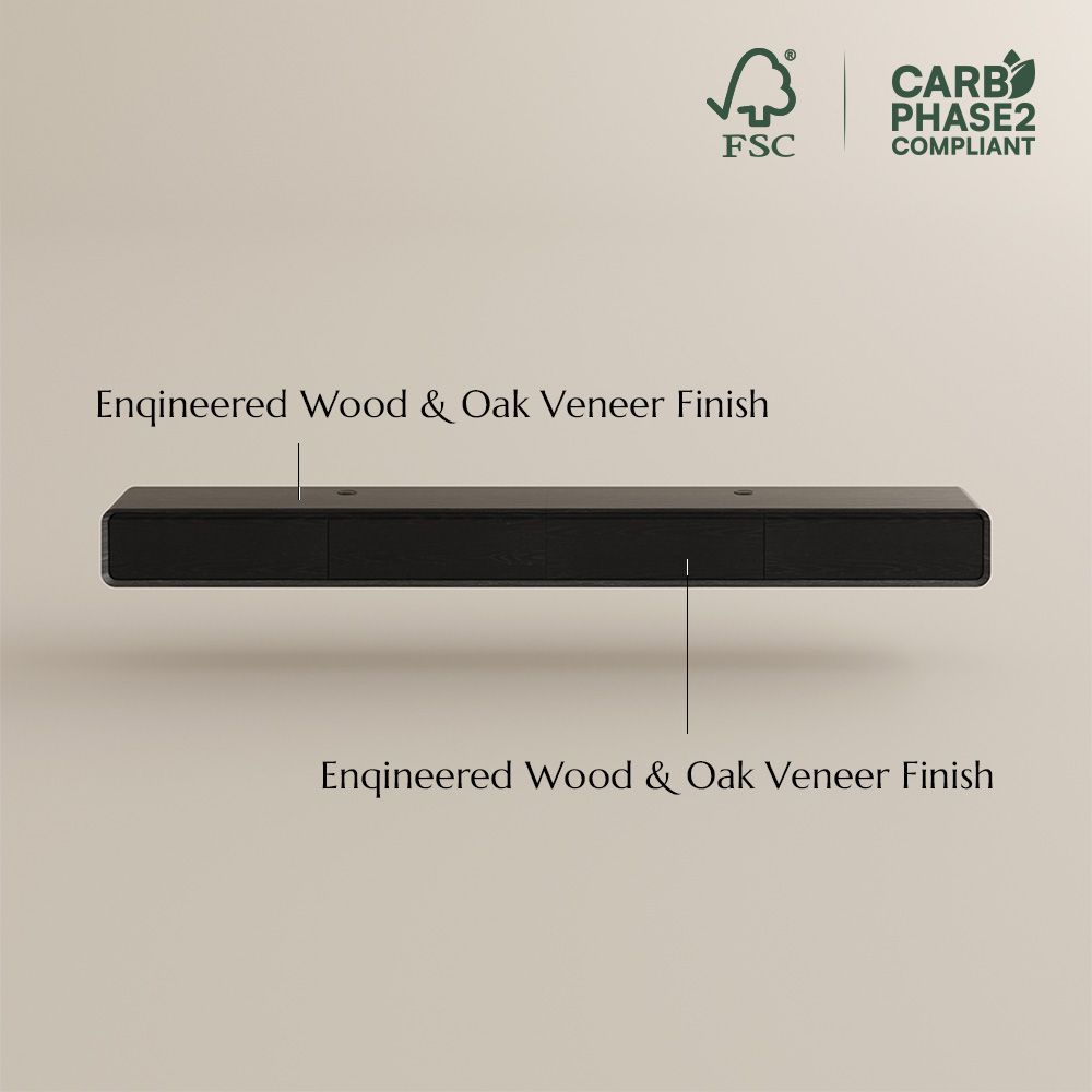 Black Black MDF TV Stands