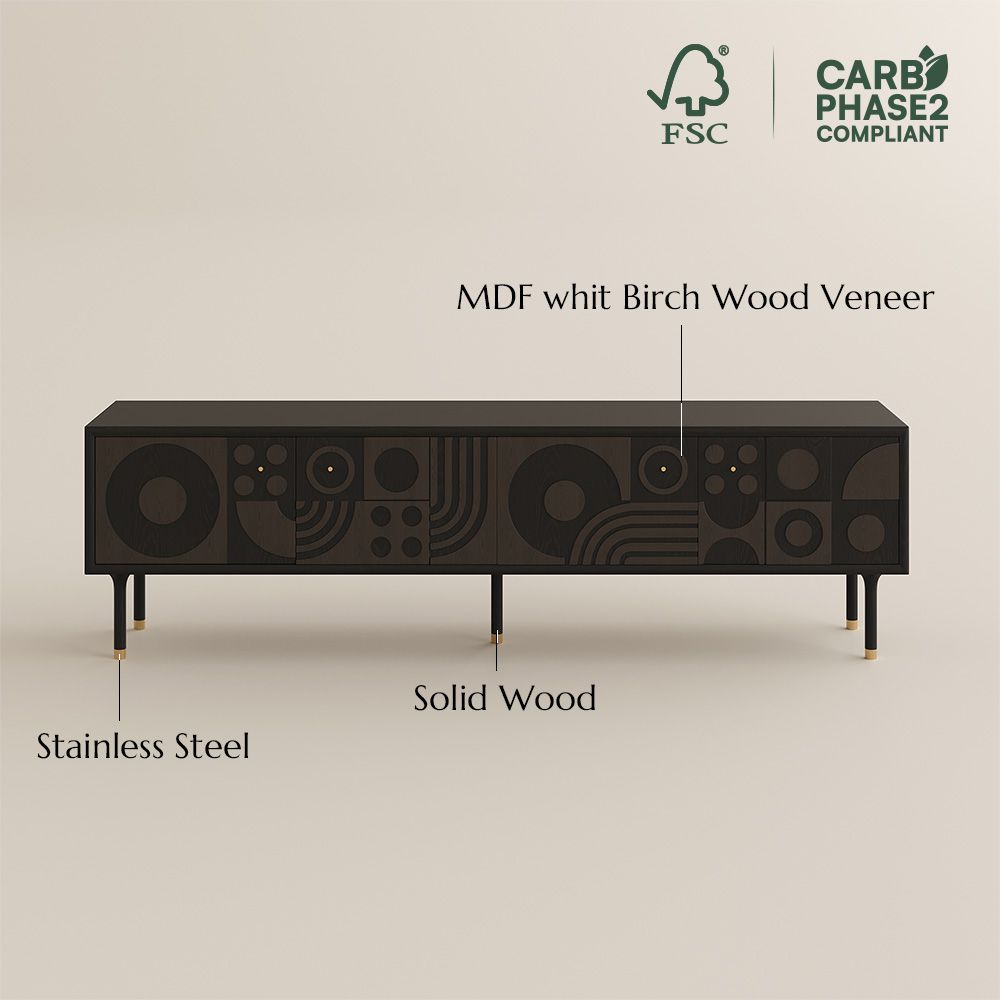 Bedroom Smoky MDF TV Stands