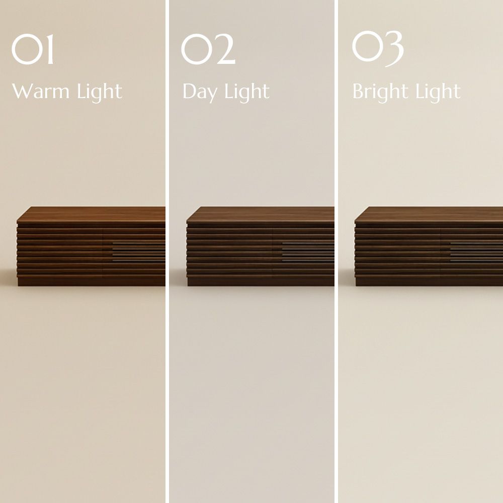 Mid Century Modern Dark Wood Plywood TV Stands