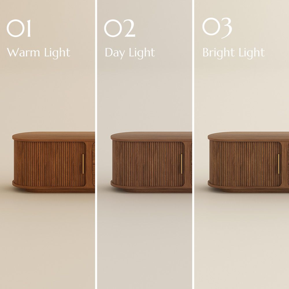 Walnut Color Living Room Set