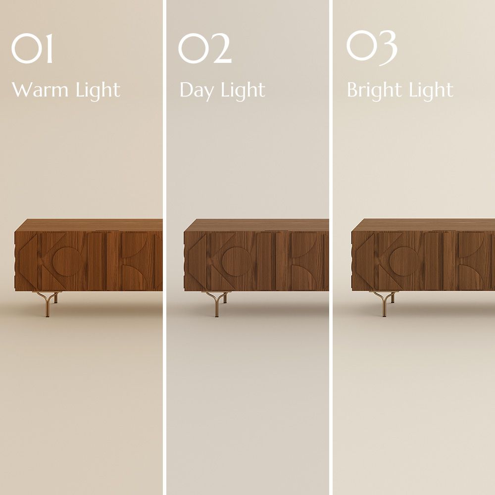 Walnut Color MDF TV Stands