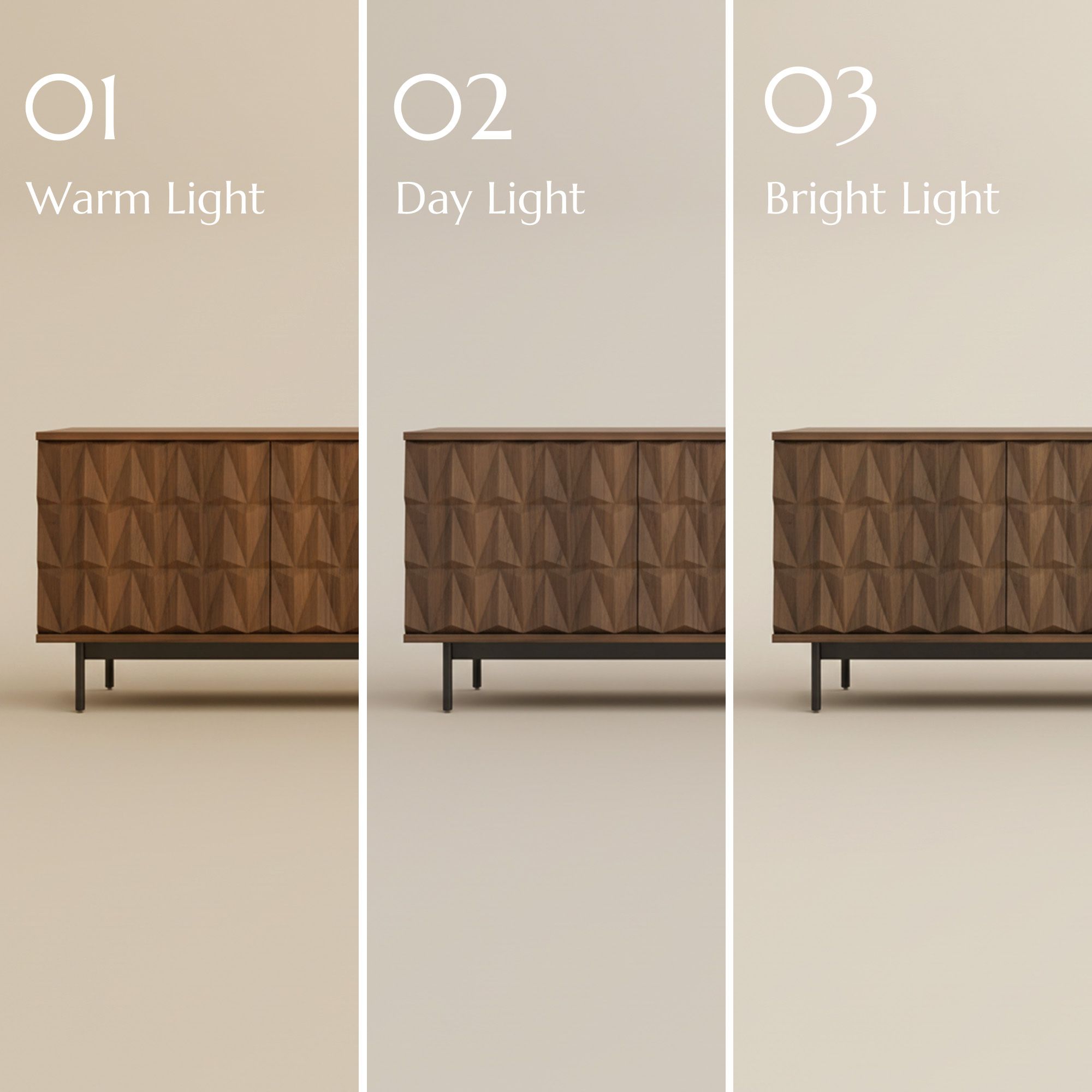 with Storage Walnut Color MDF TV Stands