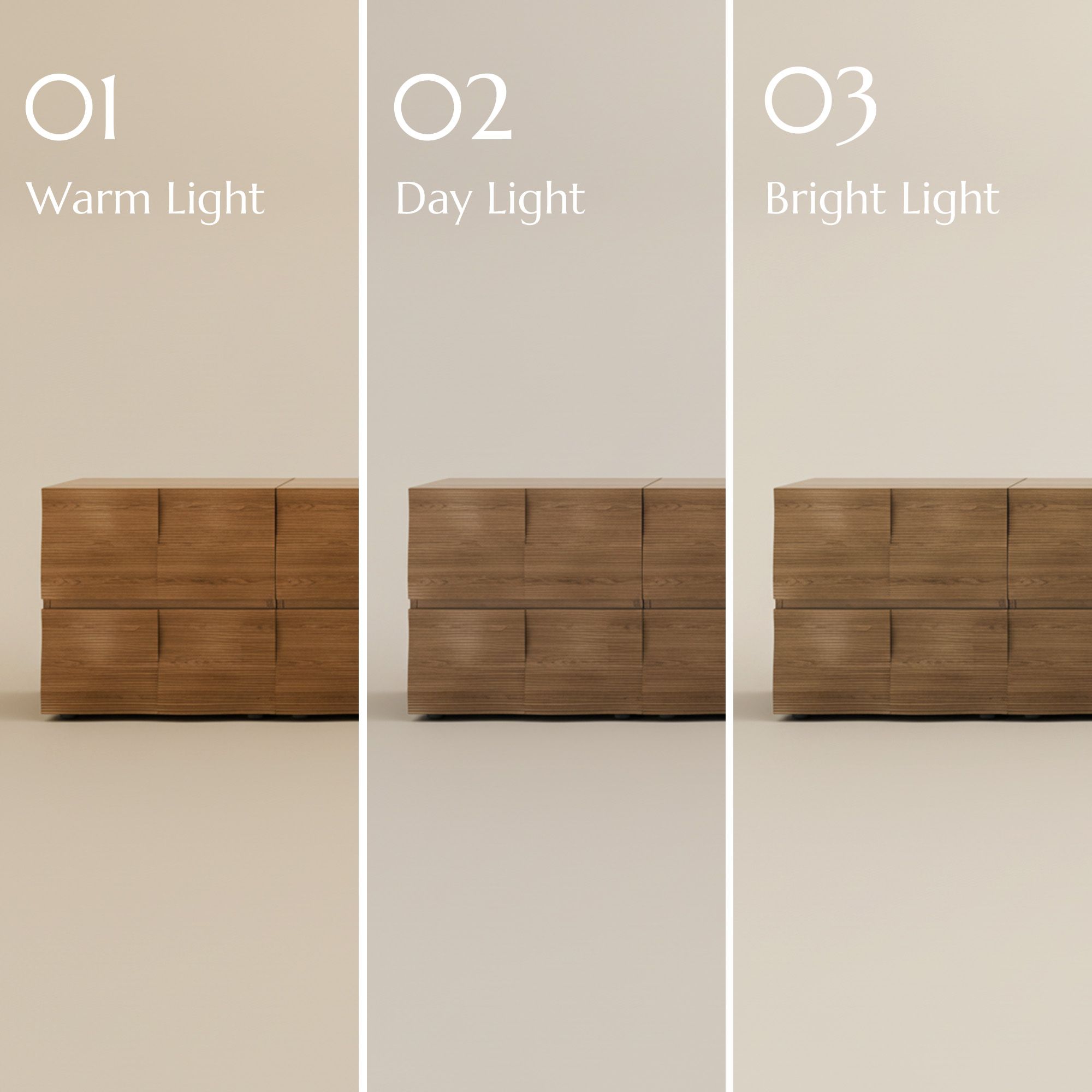 On the Ground Walnut Color Plywood TV Stands