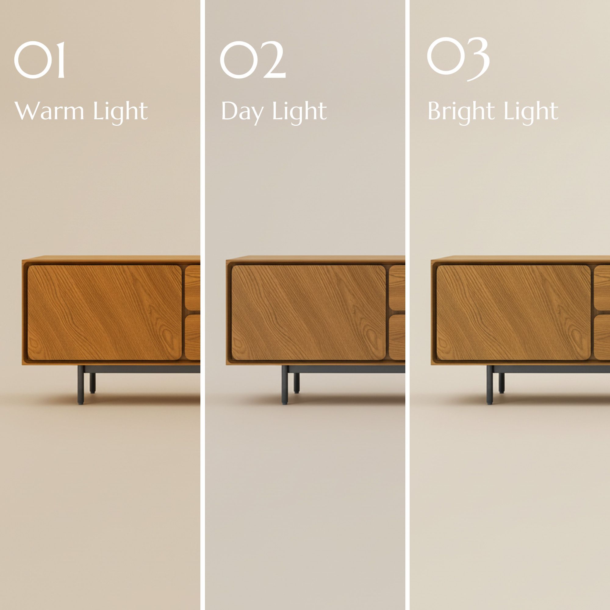 Wood Walnut Color MDF TV Stands