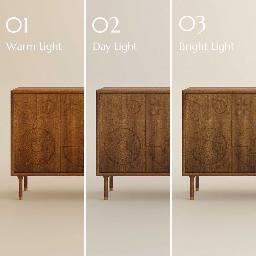 Walnut Color MDF TV Stands