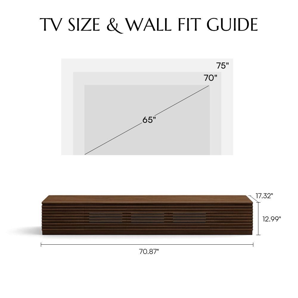Bedroom Dark Wood Plywood TV Stands