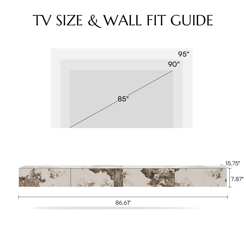 FLOAT Pandora Sintered Stone TV Stands