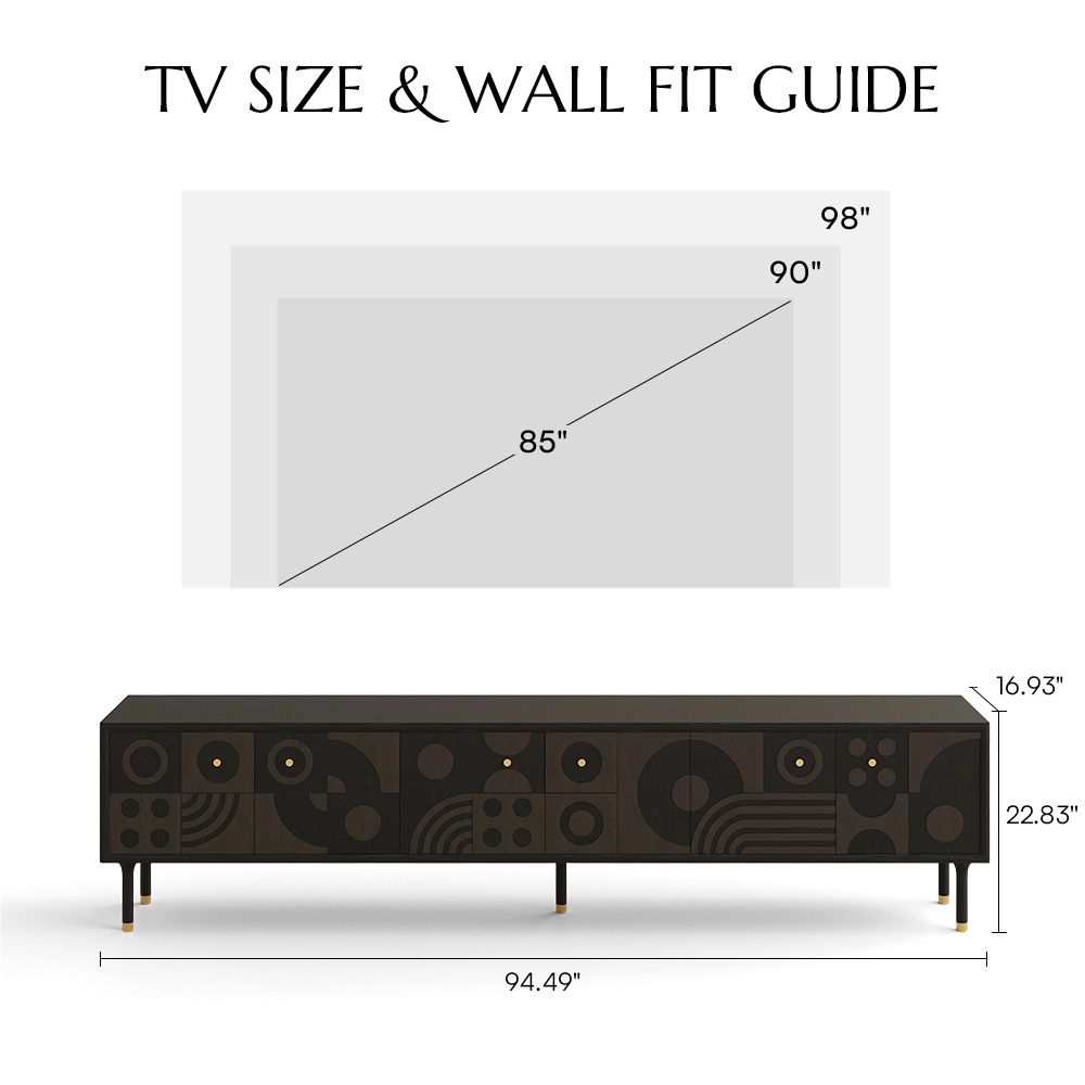 Bedroom Smoky MDF TV Stands