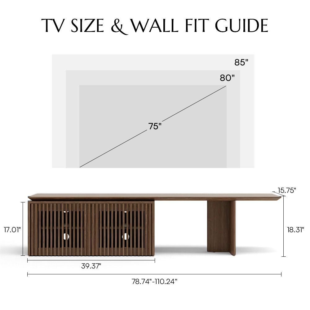 with Cabinets White MDF TV Stands