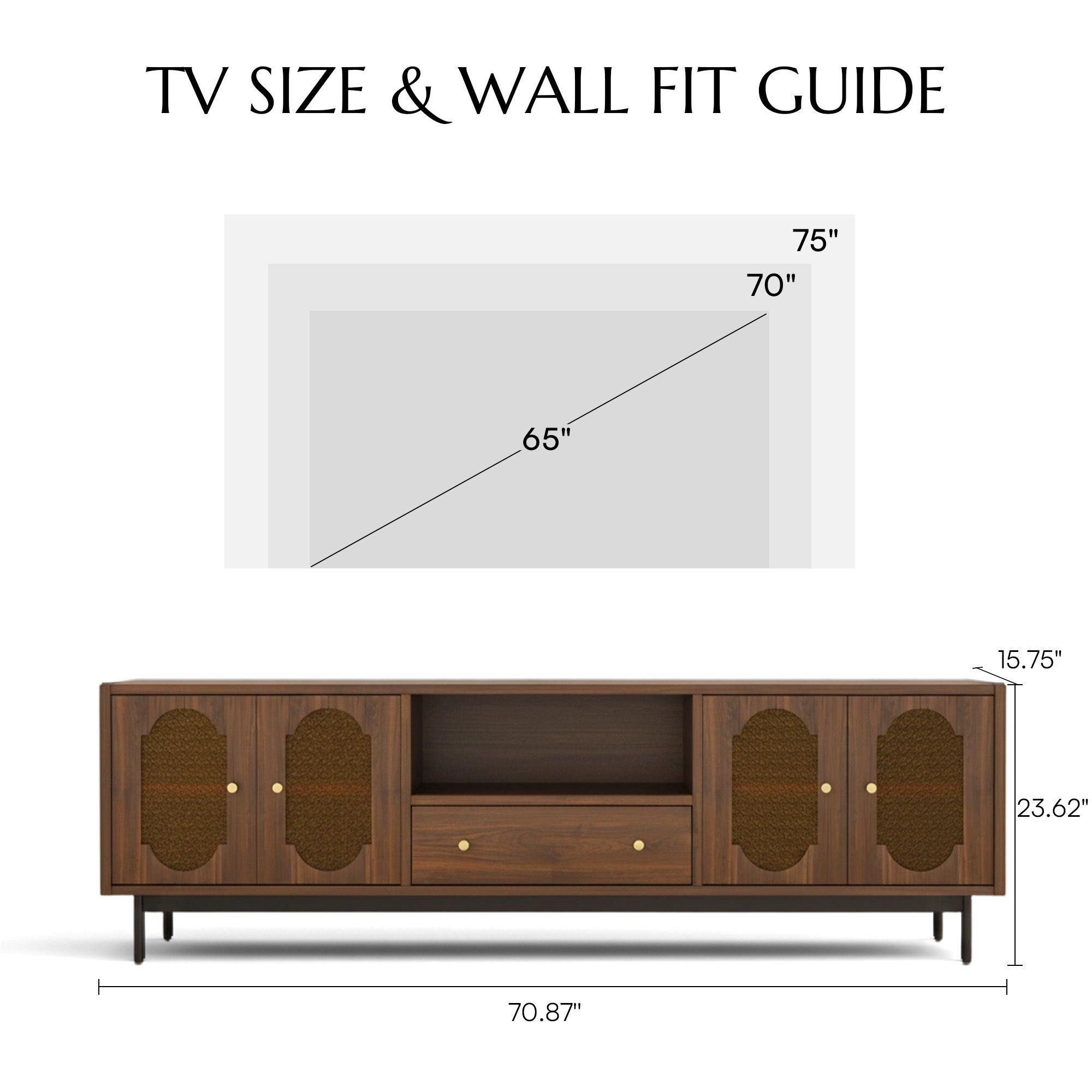 Floor TV Stand Cherry Wood Color Cherry Wood TV Stands