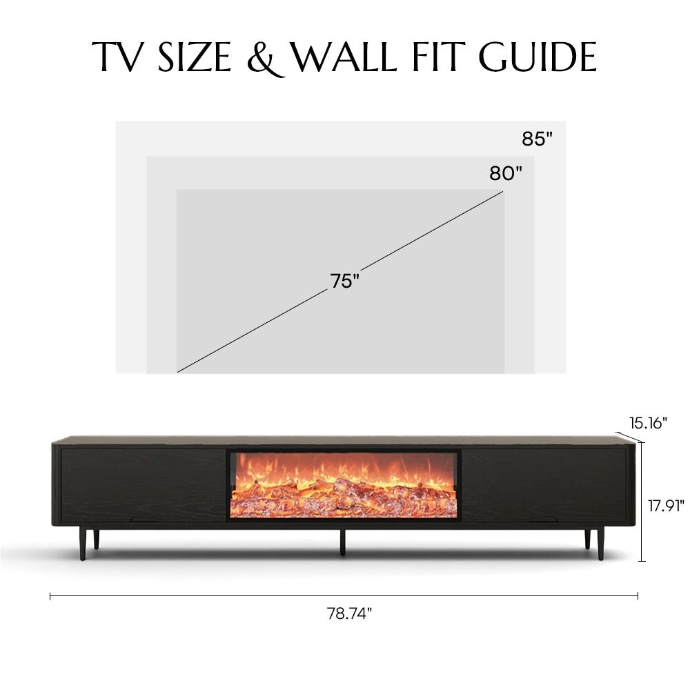 Modern Black MDF TV Stands