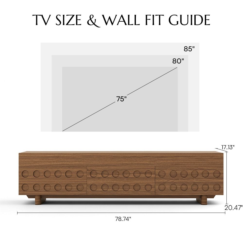 Partly Assemble Walnut Color MDF TV Stands