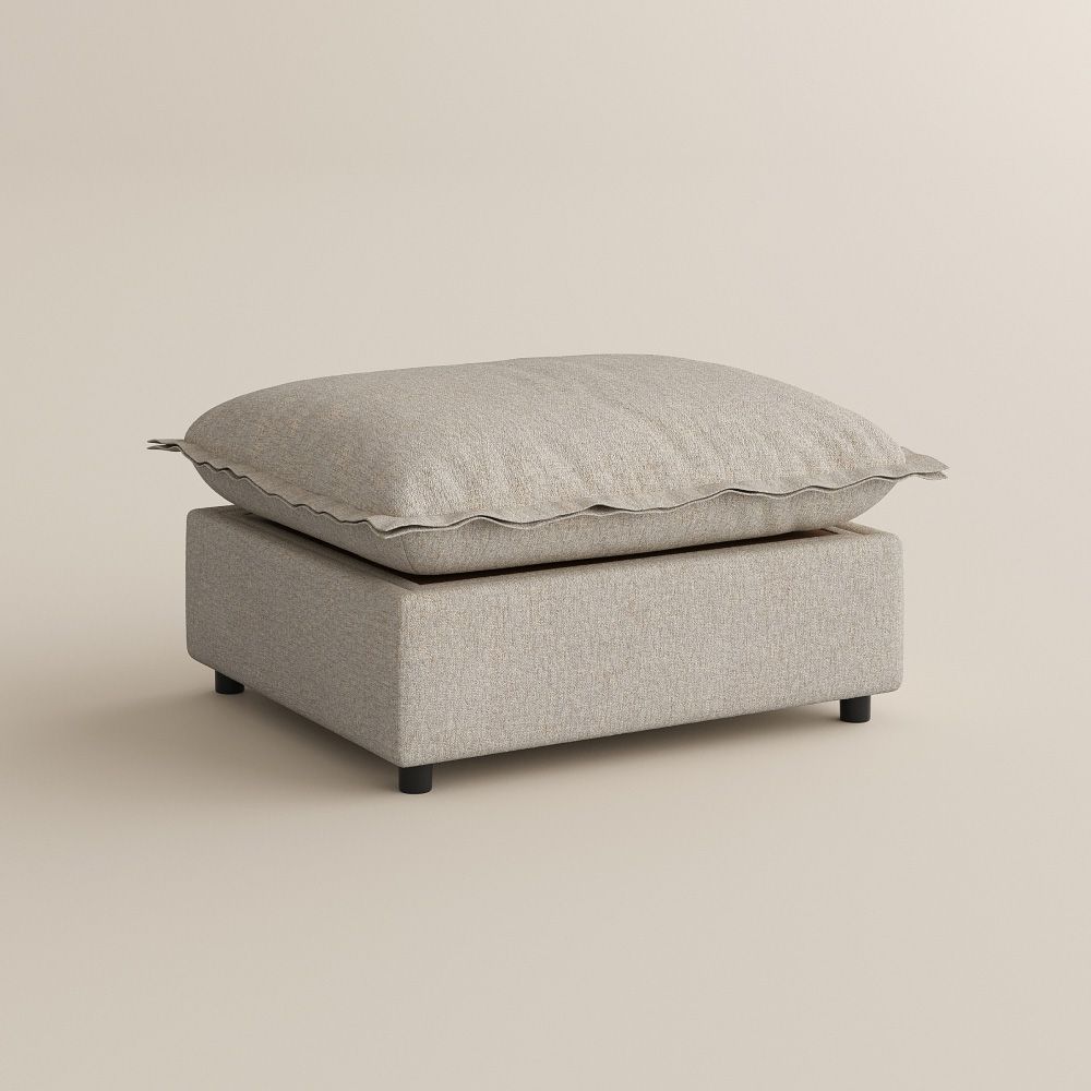 Apartment Beige Linen Modular Sofas