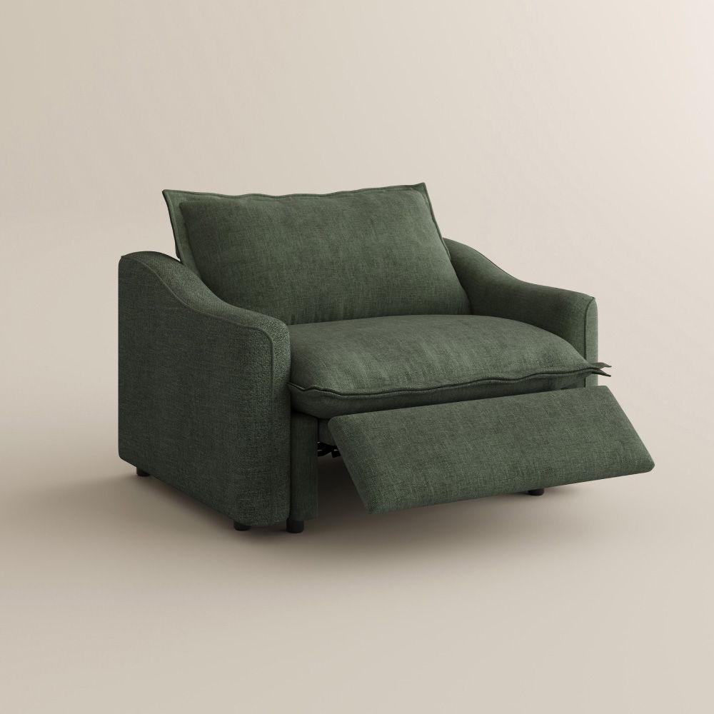 Single Seat Green Velvet Smart Furniture