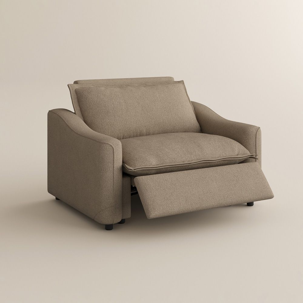 Adjustable Khaki Linen Smart Furniture