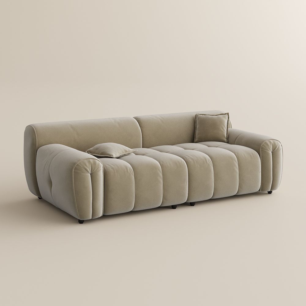 Sofas & Loveseats Beige Corduroy 2 Seater Sofas