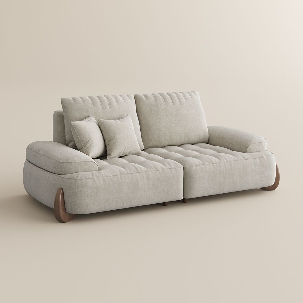 Beige Fabric Sofas & Loveseats