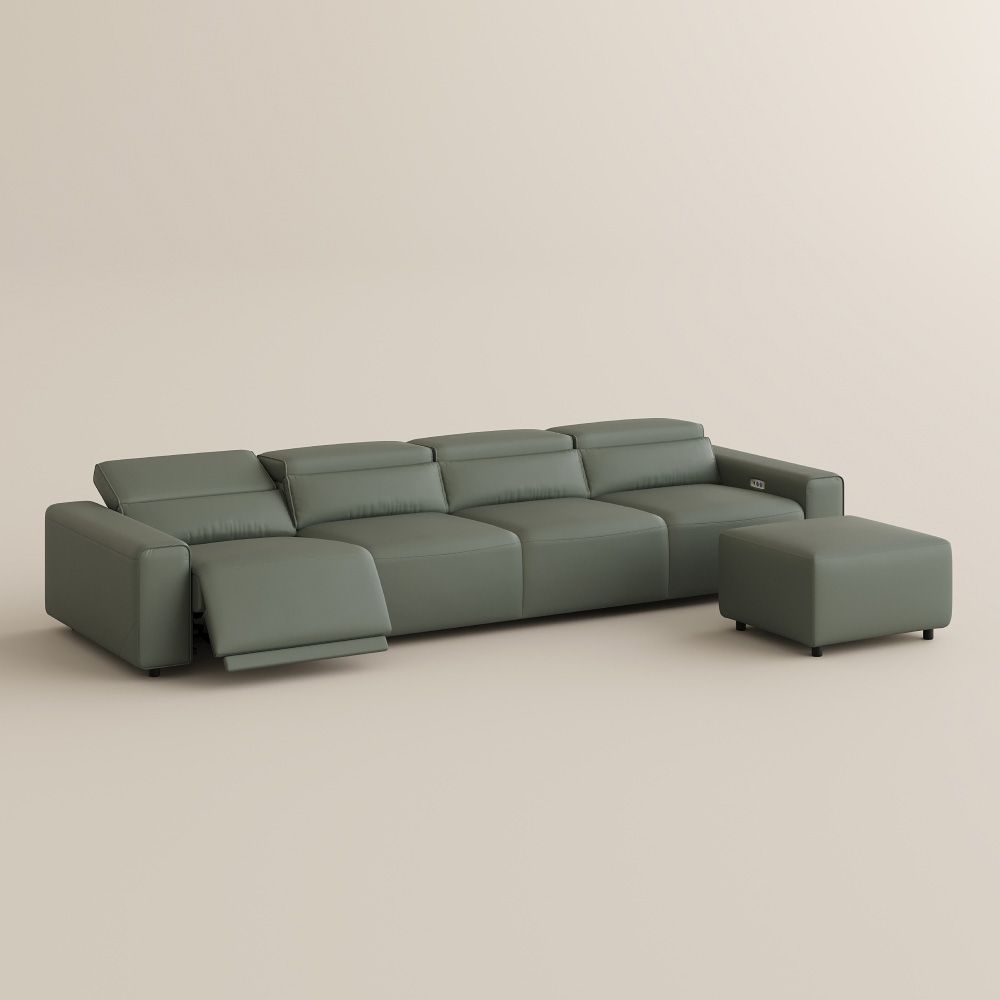 Nesting Dark Green Eco-friendly Microfiber Leather Smart Furniture