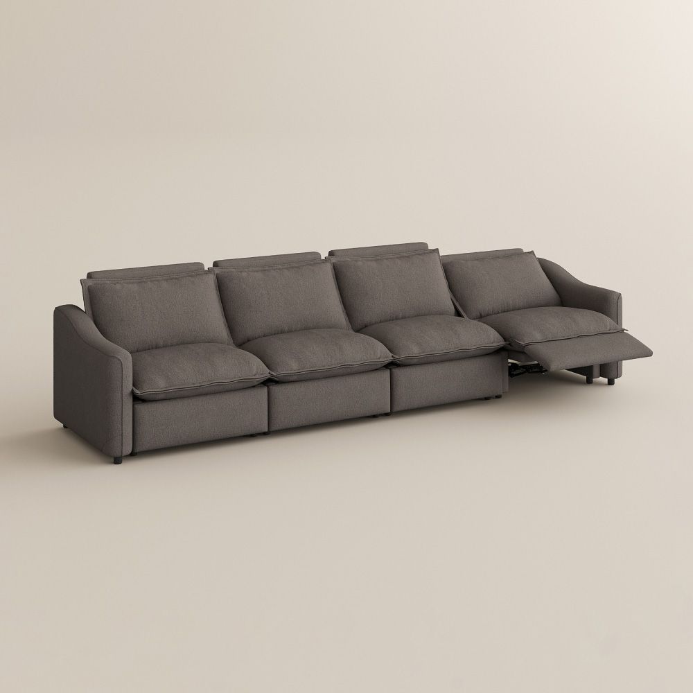 Easy Assembly Dark Gray Linen Modular Sofas
