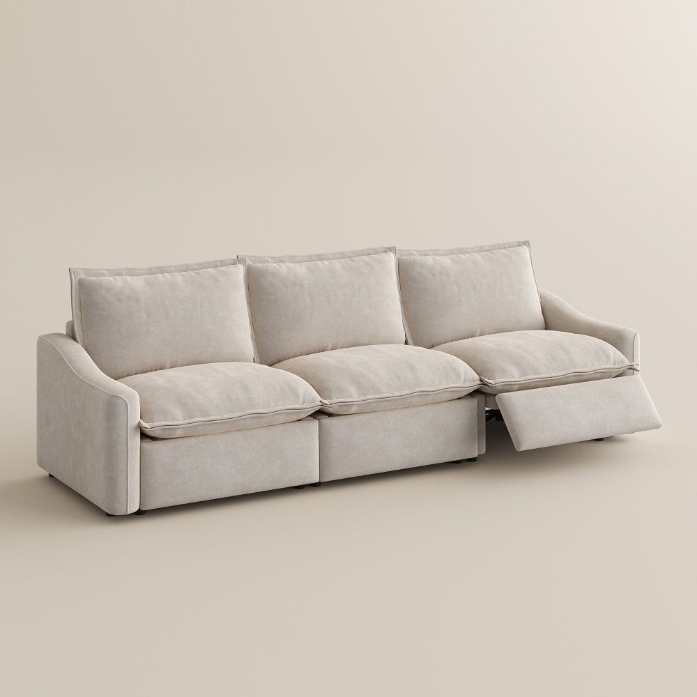 Beige Fabric Smart Furniture