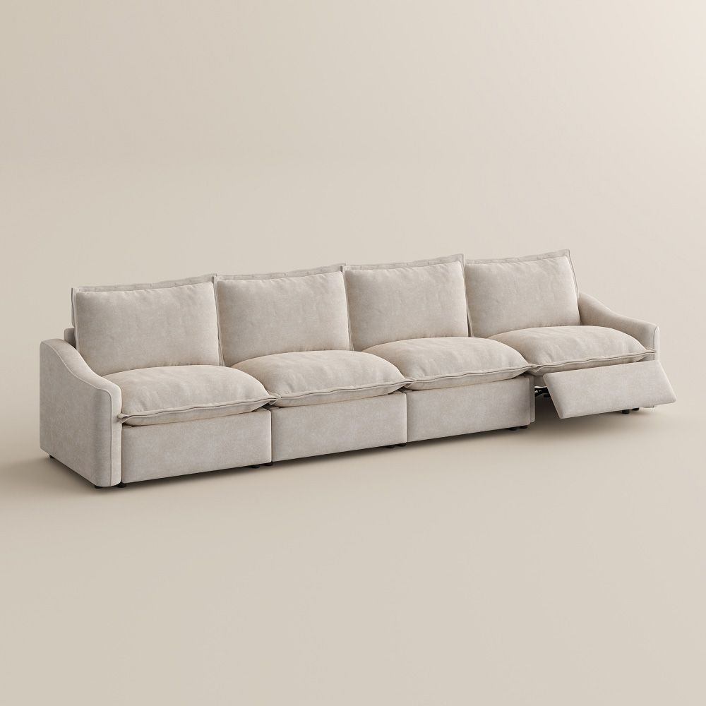 Beige Fabric Smart Furniture