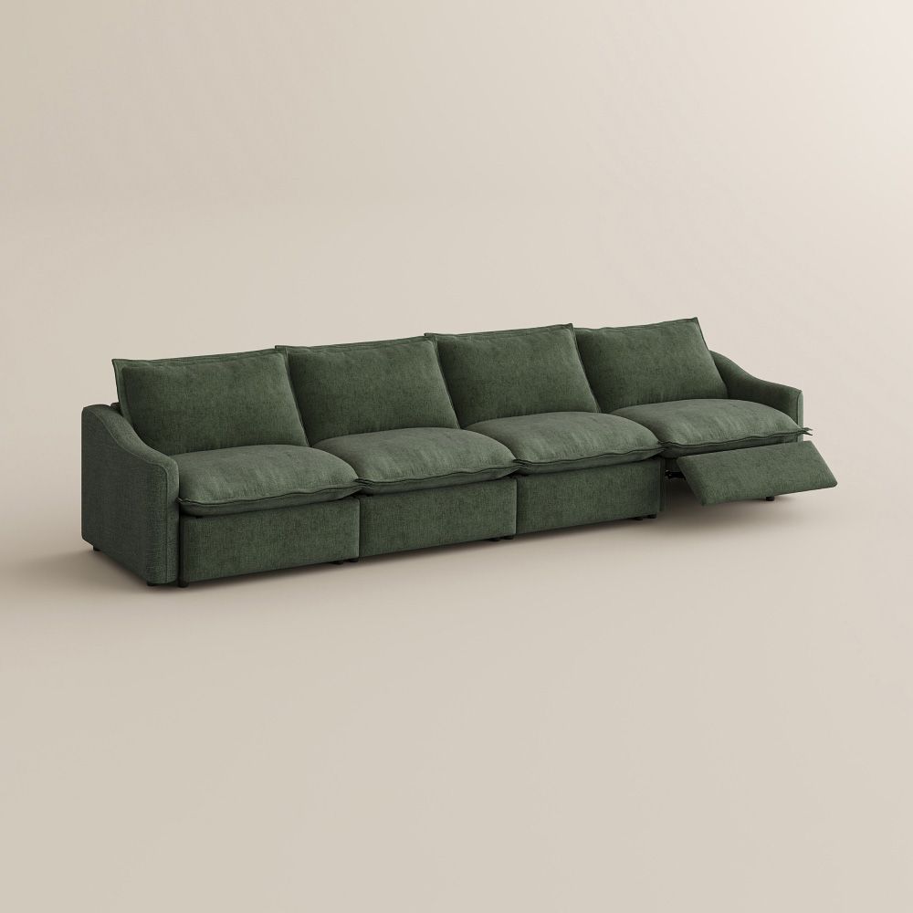 Electric Green Velvet Smart Furniture