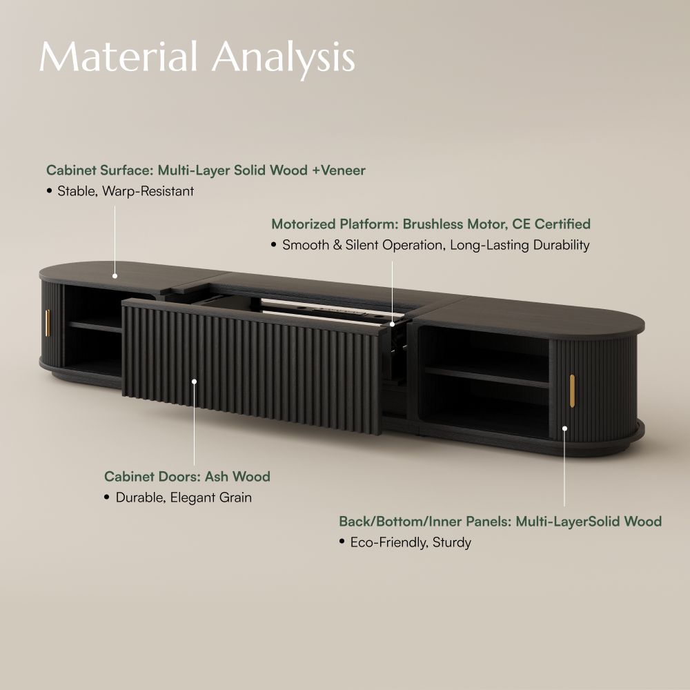 Black Electric TV Stands