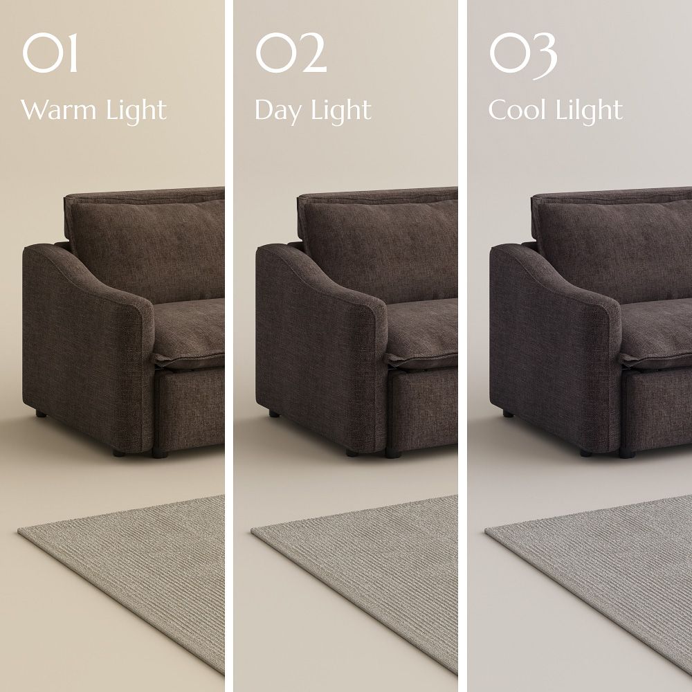 Comfortable Khaki Velvet Smart Furniture