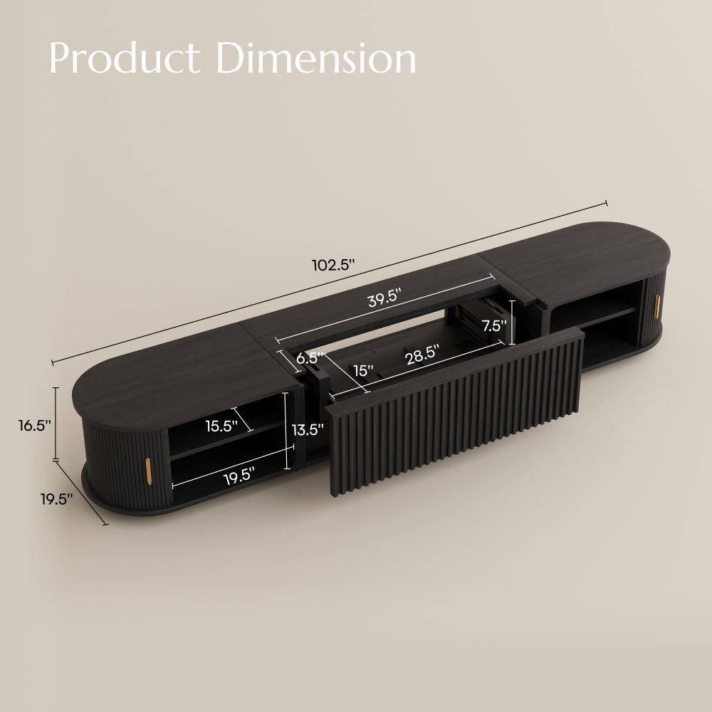 Black Electric TV Stands