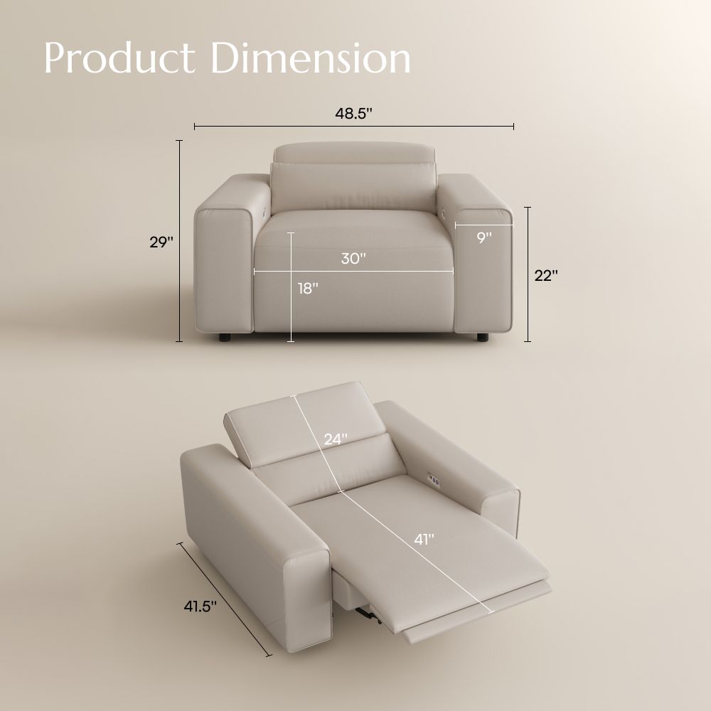 Green Eco-friendly Microfiber Leather Smart Furniture