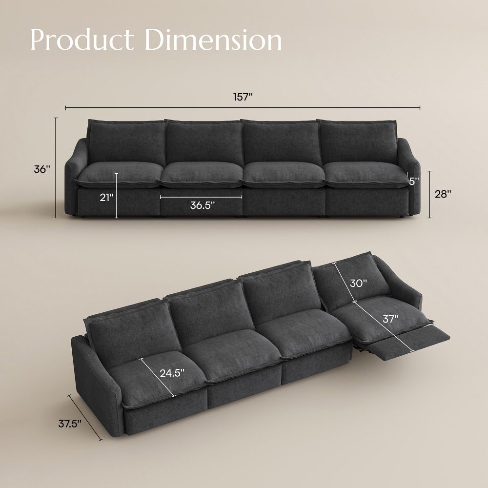 Luxury Gray Velvet Smart Furniture