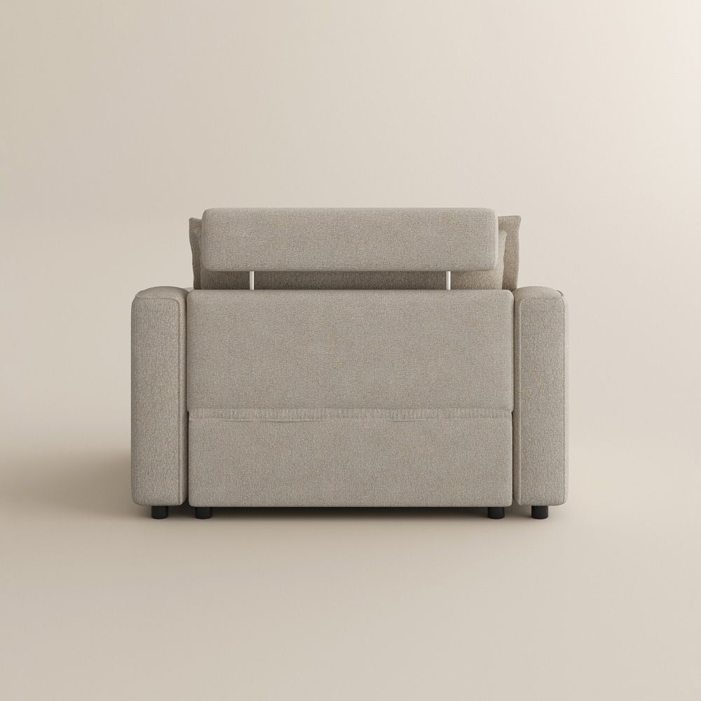 Modern Luxury Beige Linen Smart Furniture