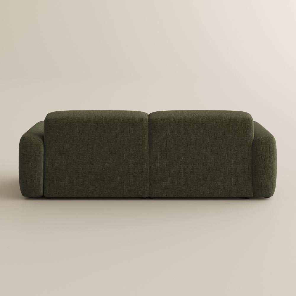 Green Chenille Fabric Power Reclining Sofas