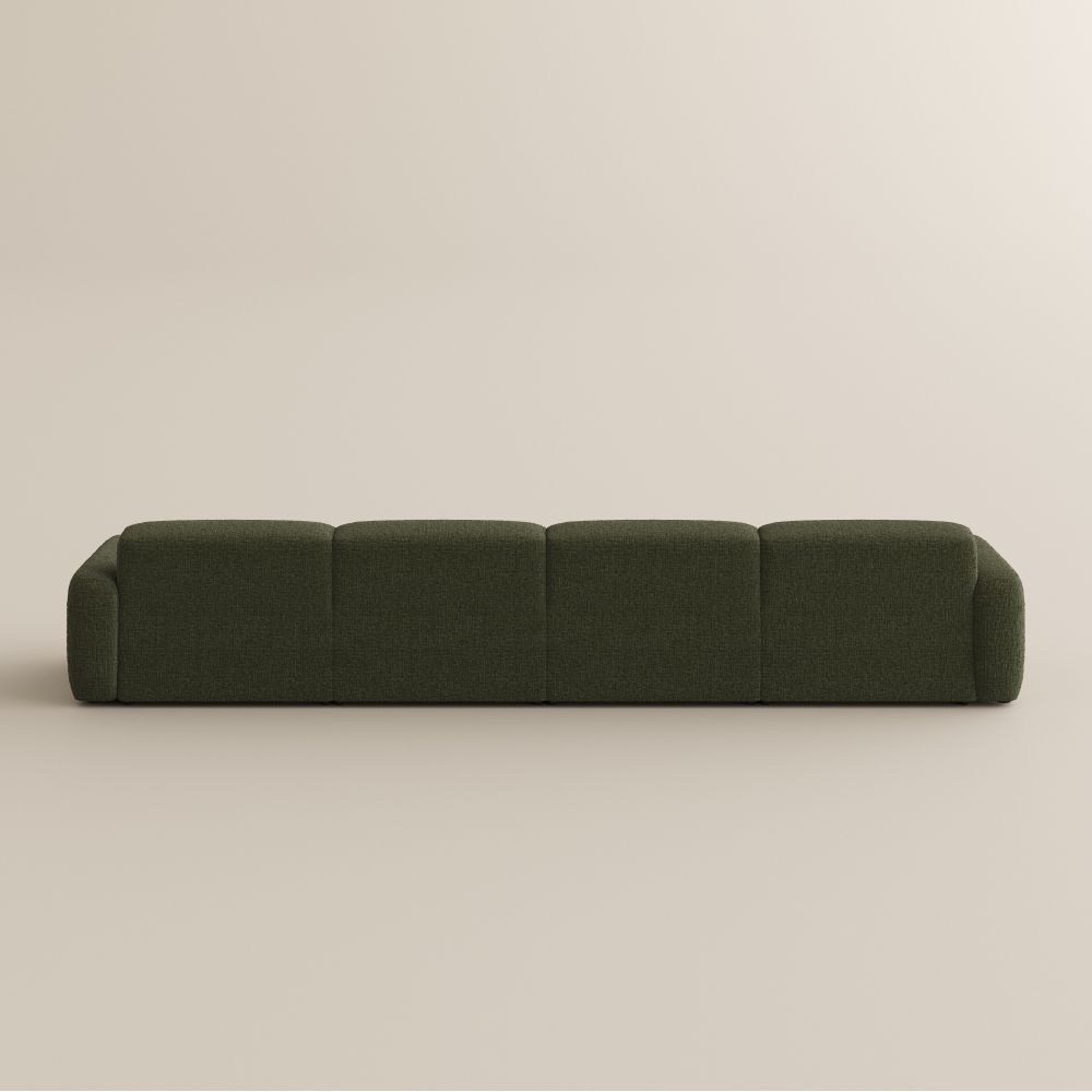 Extra Wide Green Chenille Fabric Power Reclining Sofas