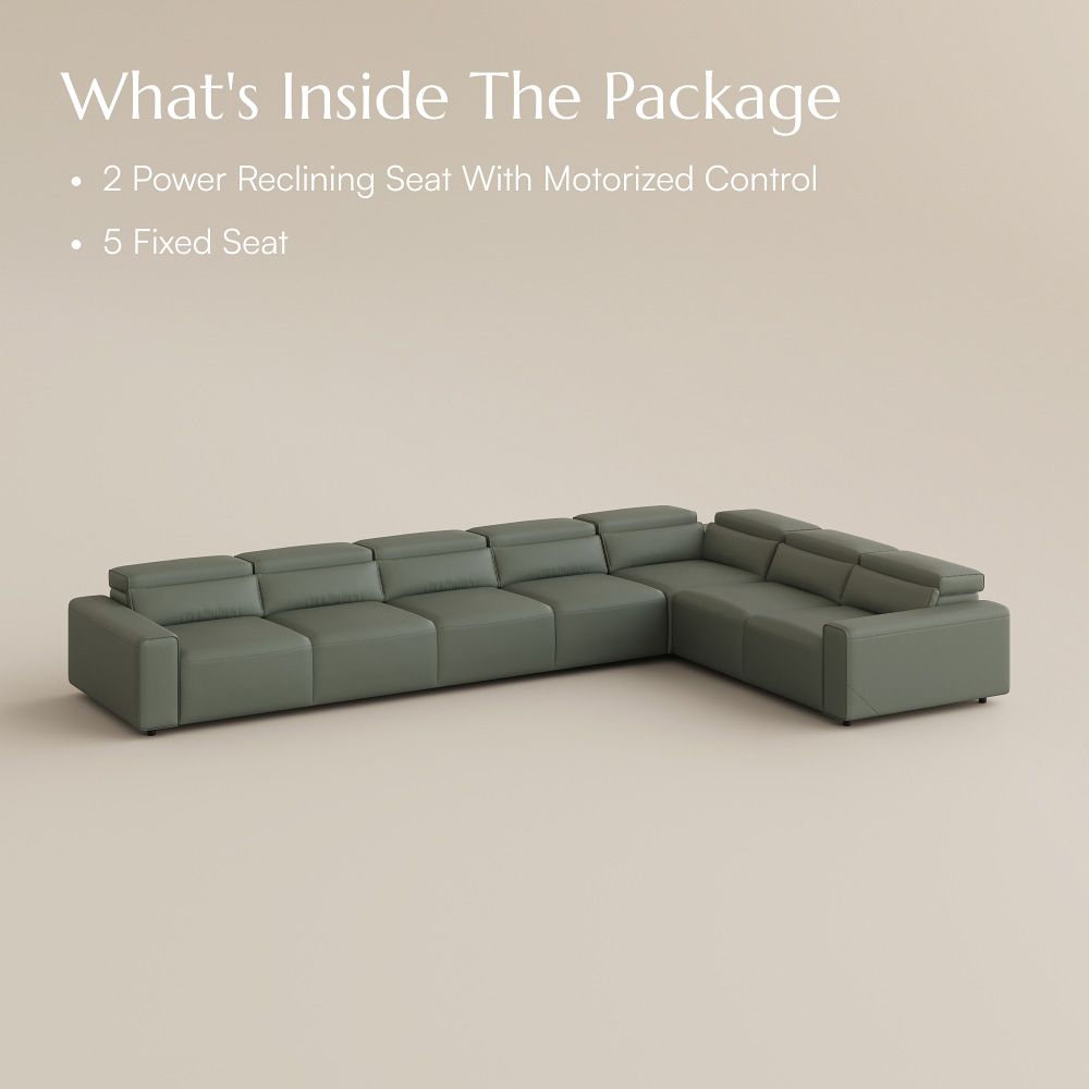 Apartment Dark Green Eco-friendly Microfiber Leather Modular Sofas