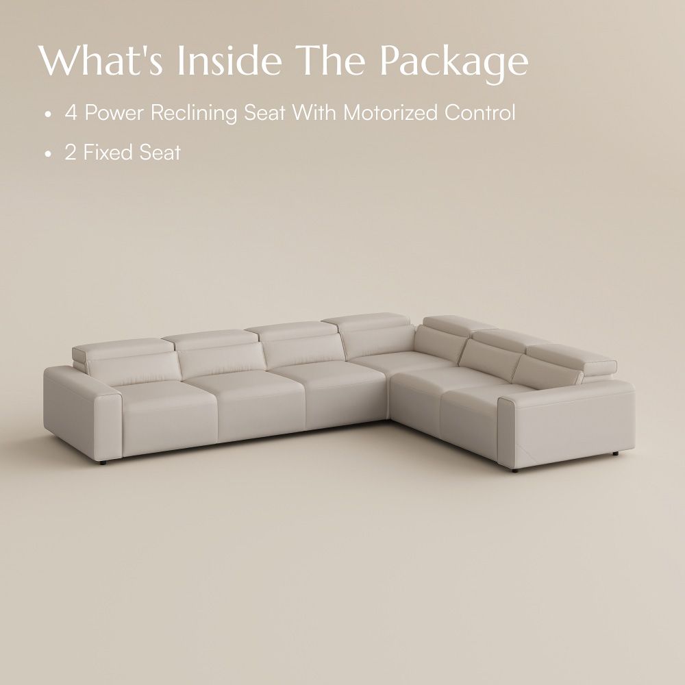 Extendable Beige Eco-friendly Microfiber Leather Modular Sofas