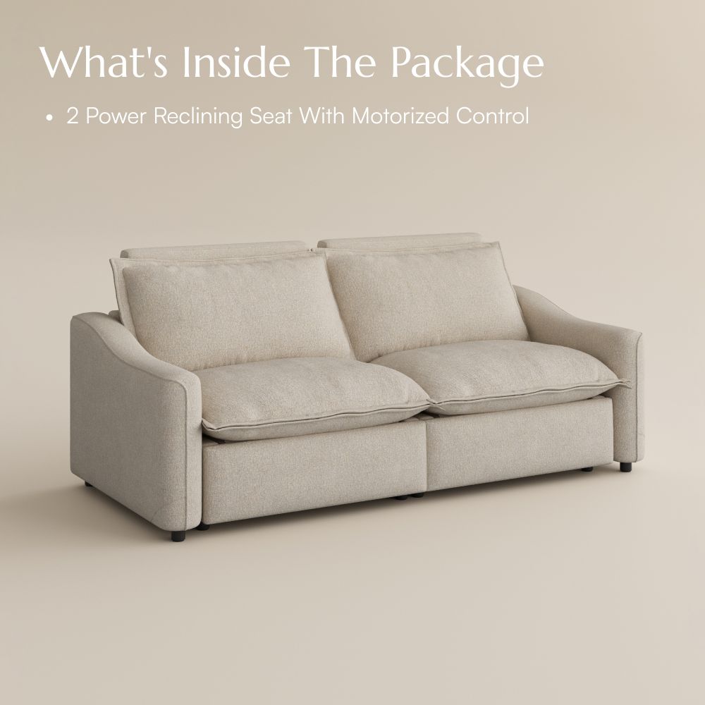 Adjustable Beige Linen Smart Furniture