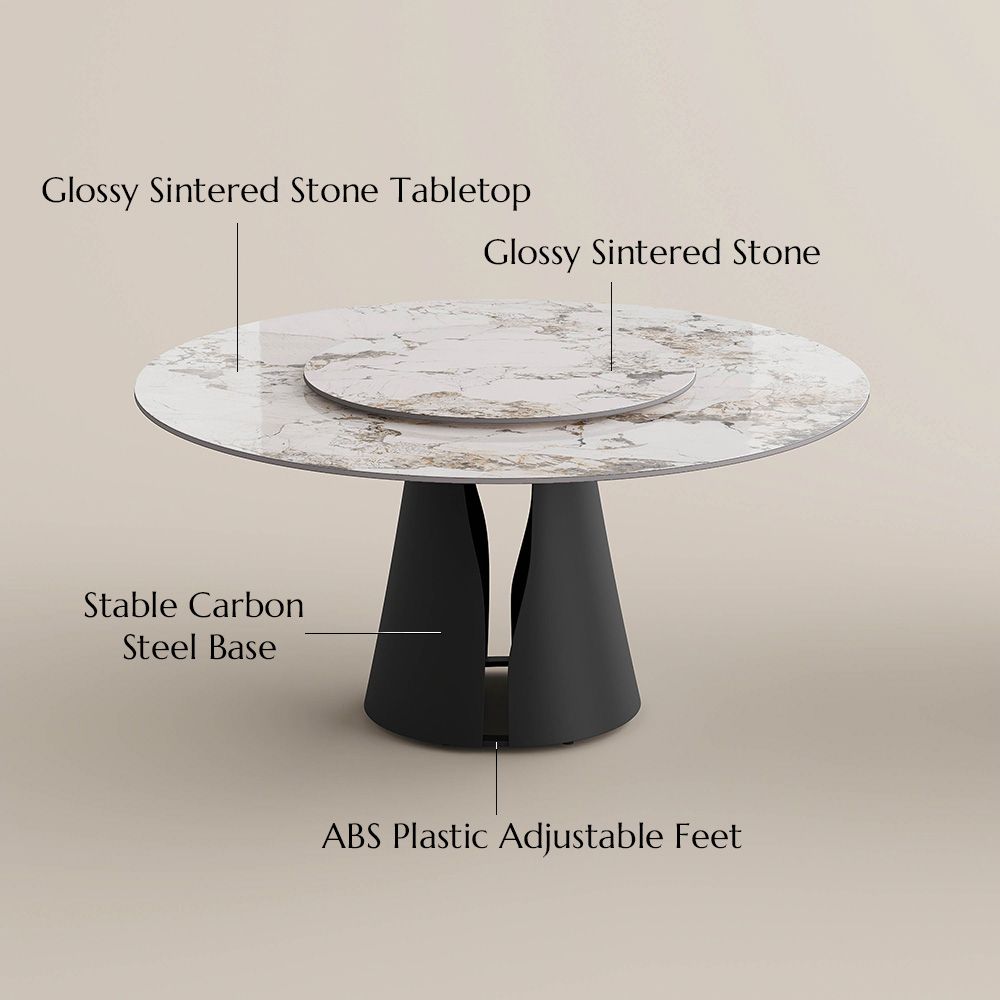 Glossy Sintered Stone Pandora Glossy Sintered Stone Dining Tables