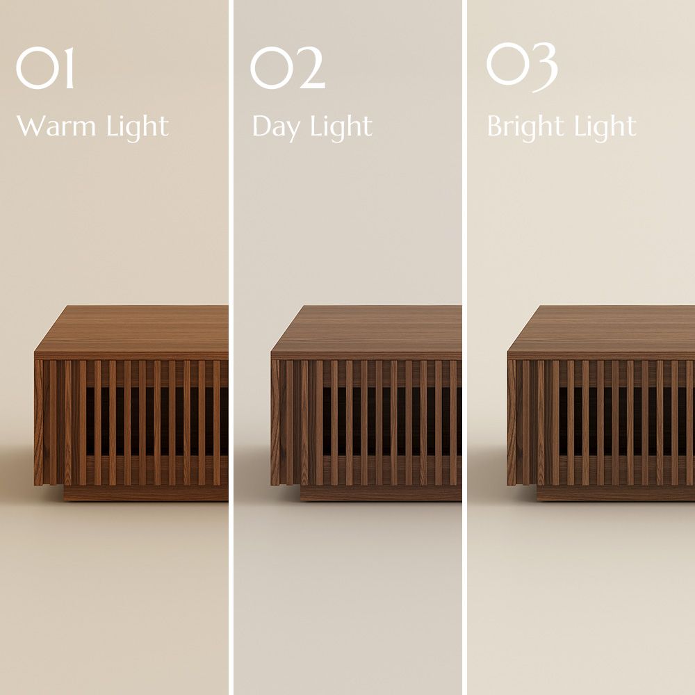 Walnut Color Living Room Set