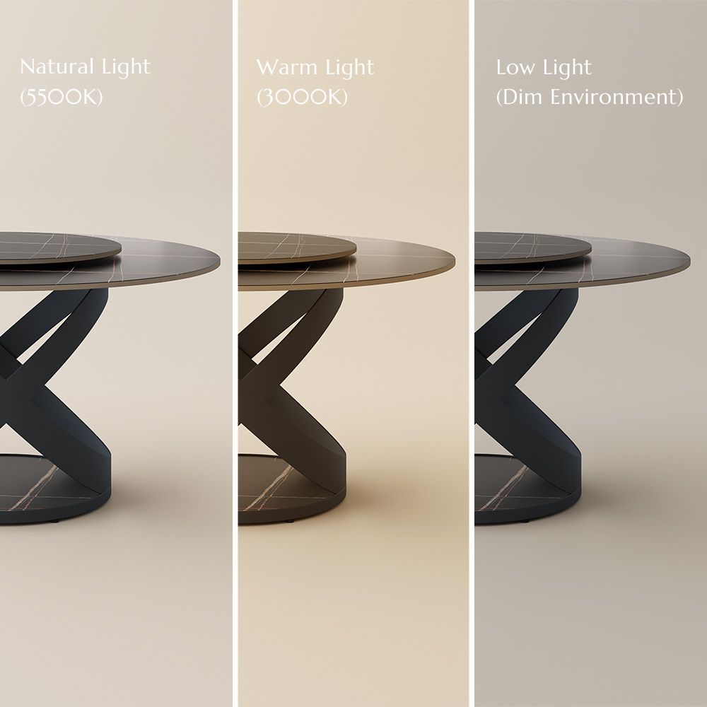 Black Sintered Stone Pattern Details