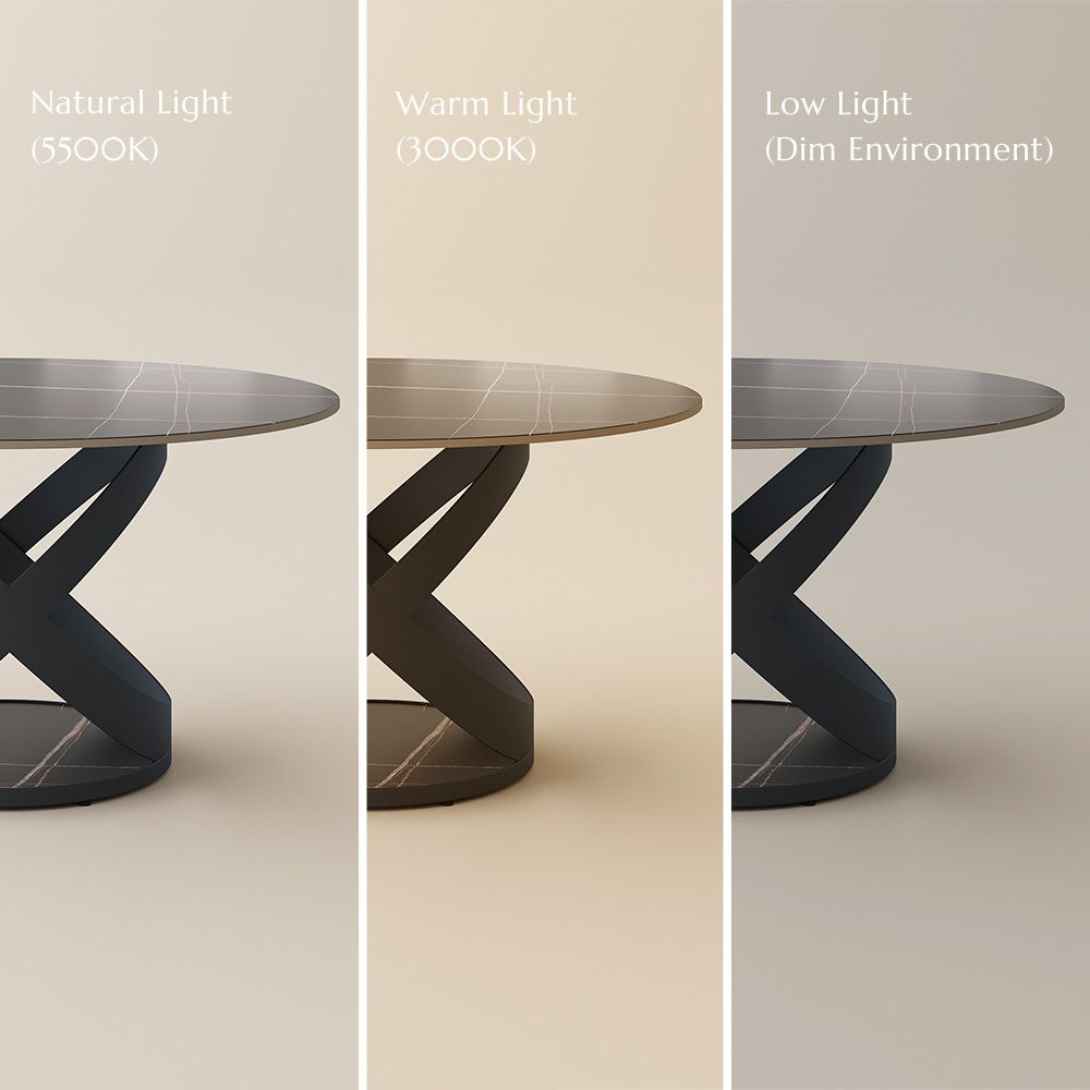 Black Sintered Stone Pattern Details